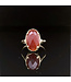 Vintage-Gelbgoldring, 14 Karat, Groesse 18,5