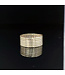 Flexibele geelgouden ring 14 karaat maat 17,5