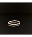 Tricolor-Gold-Designring, 14 Karat, Groesse 16,5