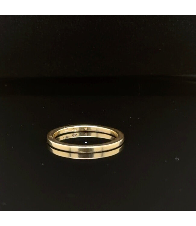 Geelgouden ring 18 karaat maat 17