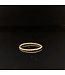 Gedraaide geelgouden ring 14 karaat maat 16