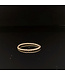 Gedrehter Gelbgoldring, 14 Karat, Groesse 16