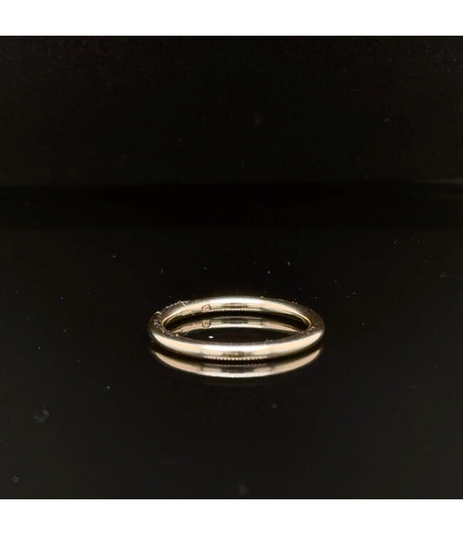Gelbgold-Beisteckring, 18 Karat, Groesse 16,5