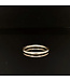 Gelbgold-Beisteckring, 18 Karat, Groesse 16,5