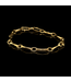 Gelbgoldarmband Close for Ever, 14 Karat, 19 cm