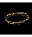 Geelgouden Close for Ever-armband 14 karaat 18,5 cm