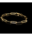 Gelbgoldarmband Close for Ever, 14 Karat, 18,5 cm