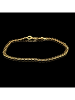 Occasions Geelgouden armband 14 karaat 20 cm