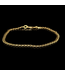 Gelbgoldarmband, 14 Karat, 20 cm