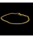 14-karat yellow gold bracelet, 20 cm