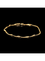 Occasions Geelgouden fantasiearmband 14 karaat 19 cm