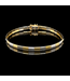 14-karat yellow and white gold bracelet, 19.5 cm