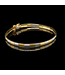 14-karat yellow and white gold bracelet, 19.5 cm