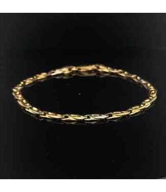 Occasions Tricolor-Goldarmband, 18 Karat, 19 cm