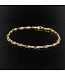 18-karat tricolour gold bracelet, 19 cm