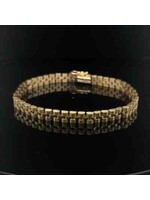 Occasions 14-karat yellow gold Rolex-style bracelet, 18 cm