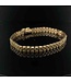 Gelbgoldarmband im Rolex-Stil, 14 Karat, 18 cm