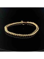 Occasions 14-karat yellow gold curb bracelet, 19.5 cm