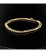 14-karat yellow gold curb bracelet, 19.5 cm