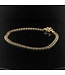 Geelgouden armband 14 karaat 19,5 cm