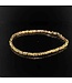 14-karat yellow gold Byzantine-link bracelet, 20 cm