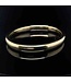 Hollow 14-karat yellow gold bangle, 60.83 mm diameter