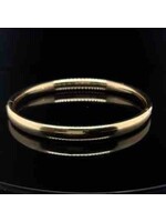 Occasions Hohler Gelbgold-Armreif, 14 Karat, Durchmesser 62,90 mm, 4 mm stark