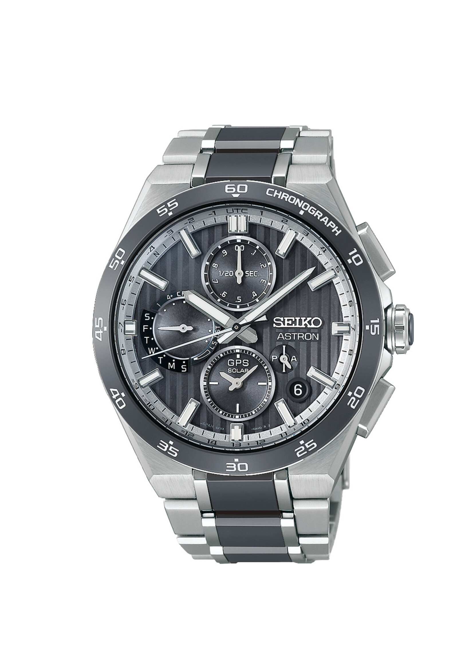 Seiko Astron HAB007J1 5X83 43,24 mm grijs GPS Solar