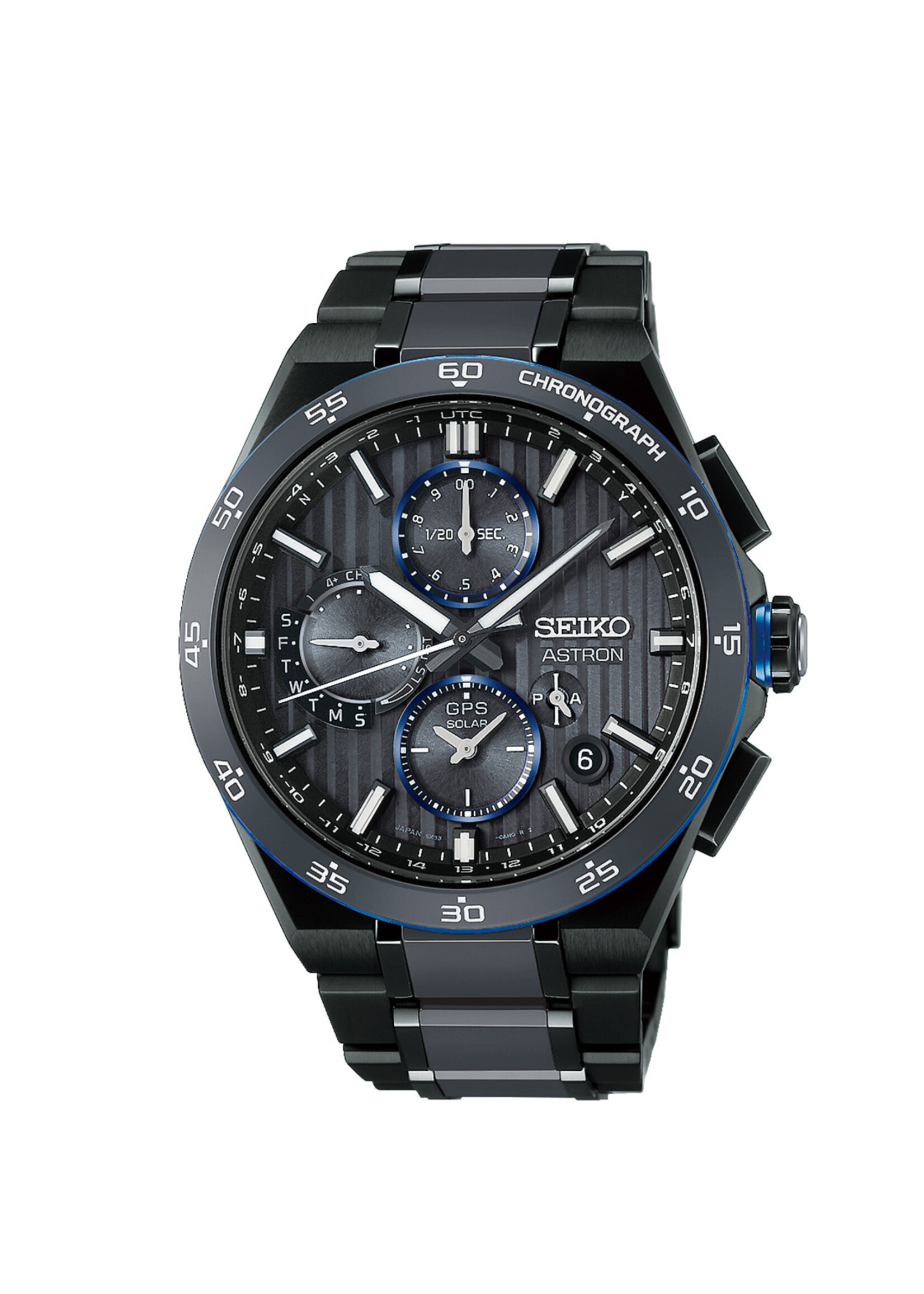 Seiko Astron HAB008J1 5X83 43,24 mm zwart GPS Solar