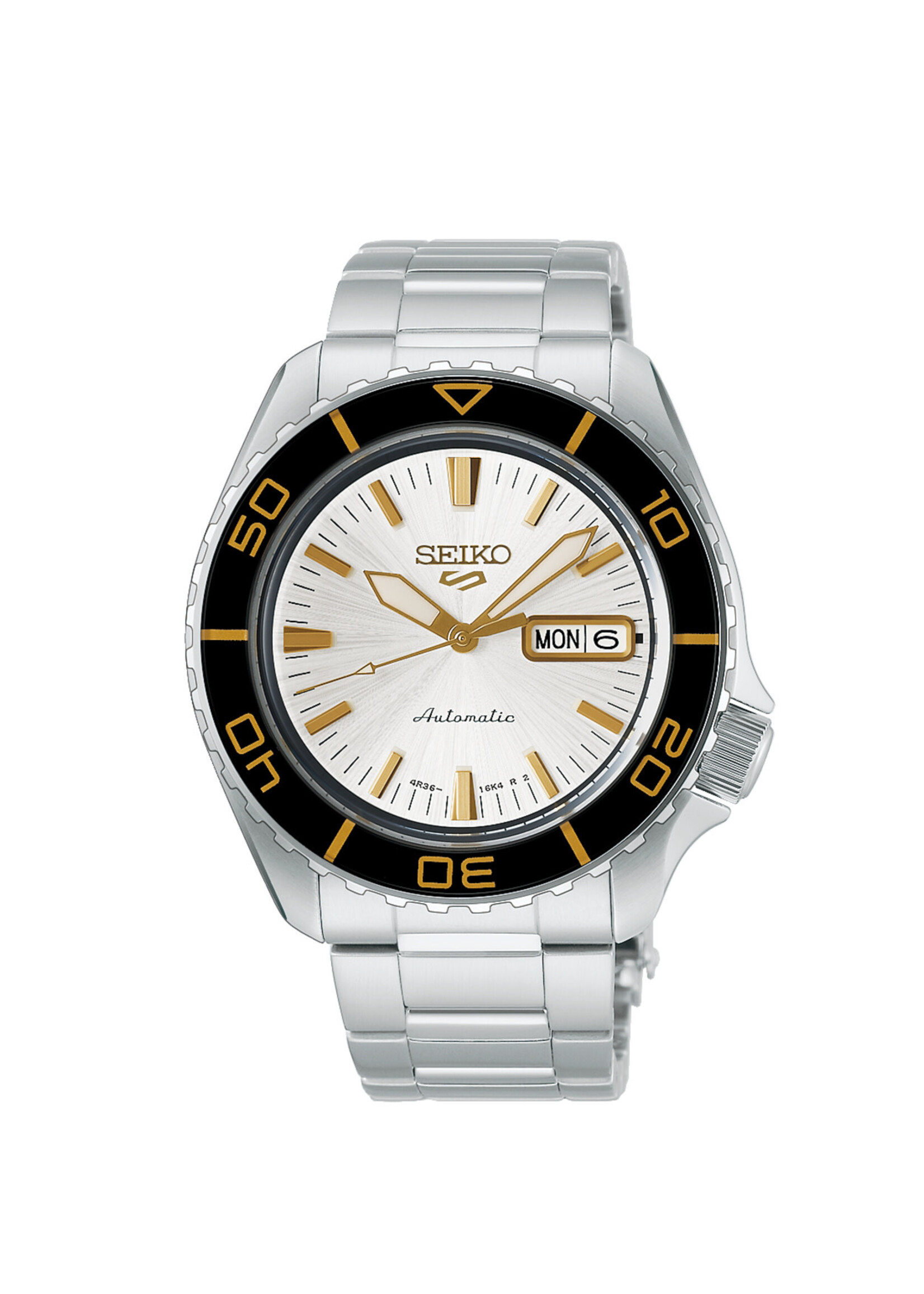 Seiko 5 Sports HDB004K1 4R36 42,5 mm weiß Automatik