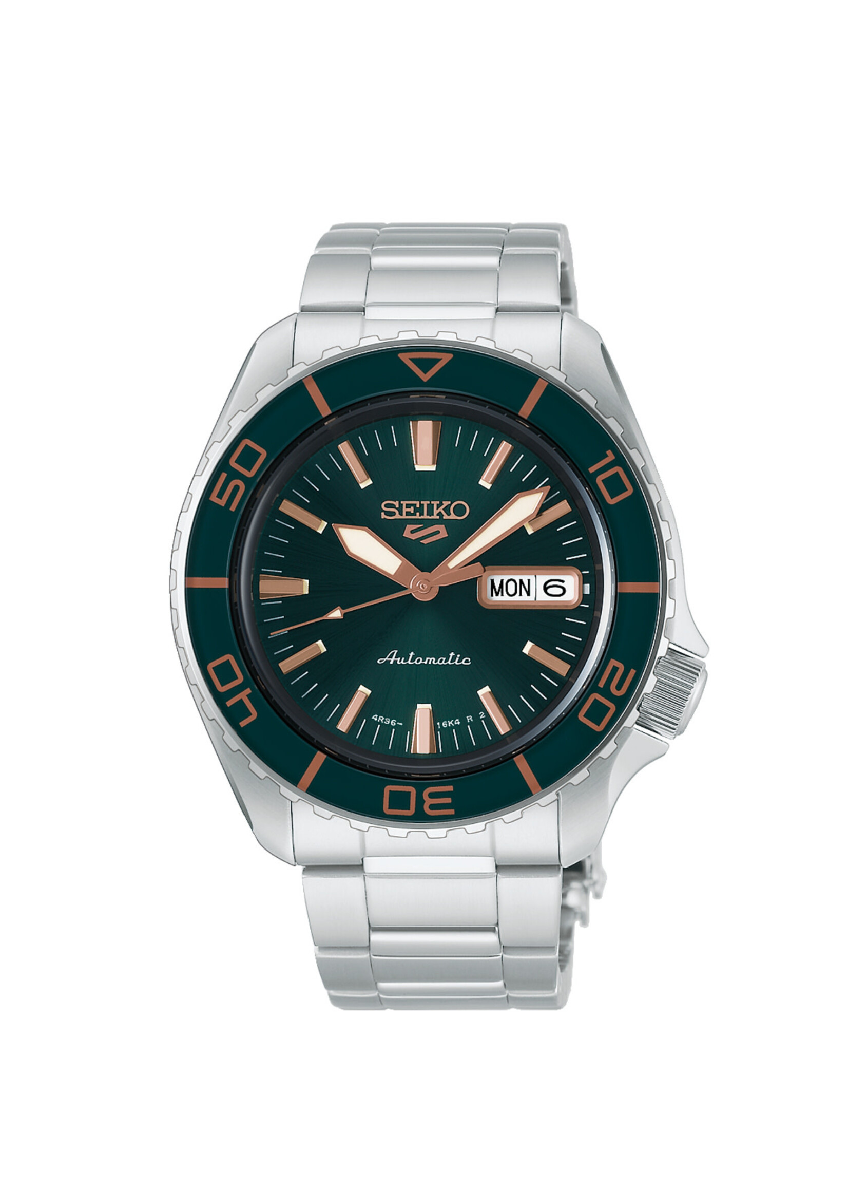Seiko 5 Sports HDB005K1 4R36 42,5 mm groen Automaat
