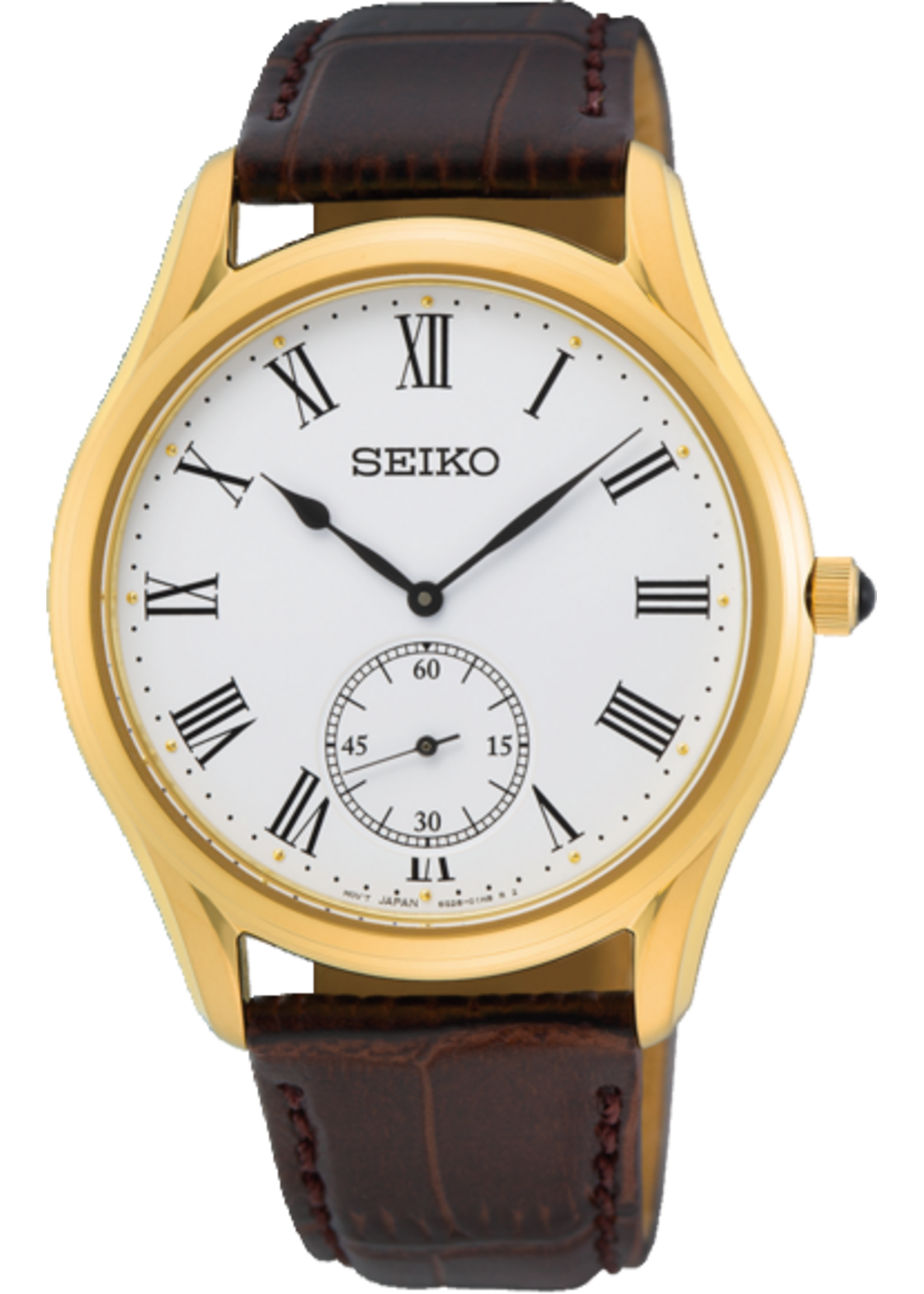 Seiko SRK050P1 6G28 39 mm wit Quartz