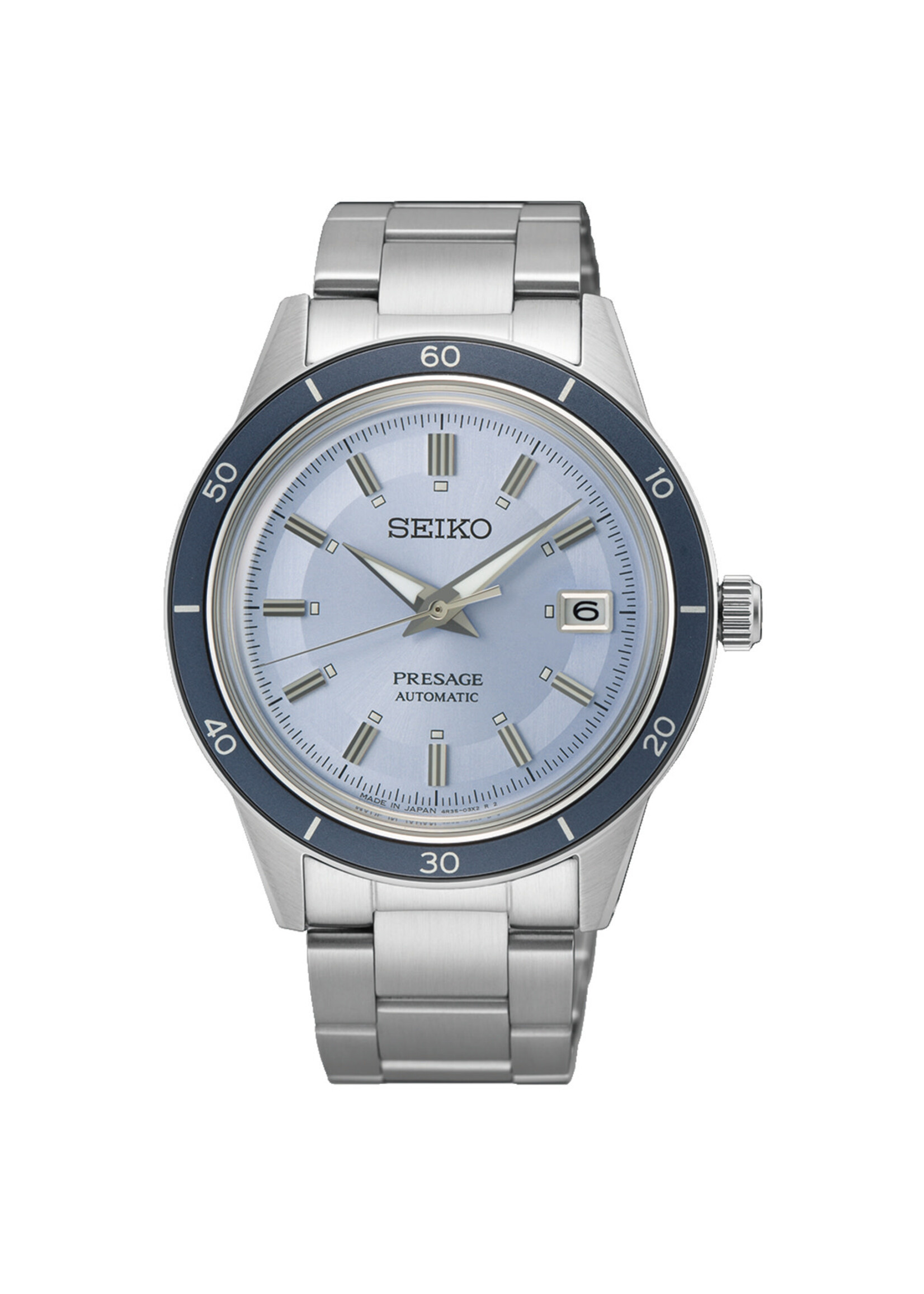 Seiko Presage SRPL19J1 4R35 40.8 mm light blue