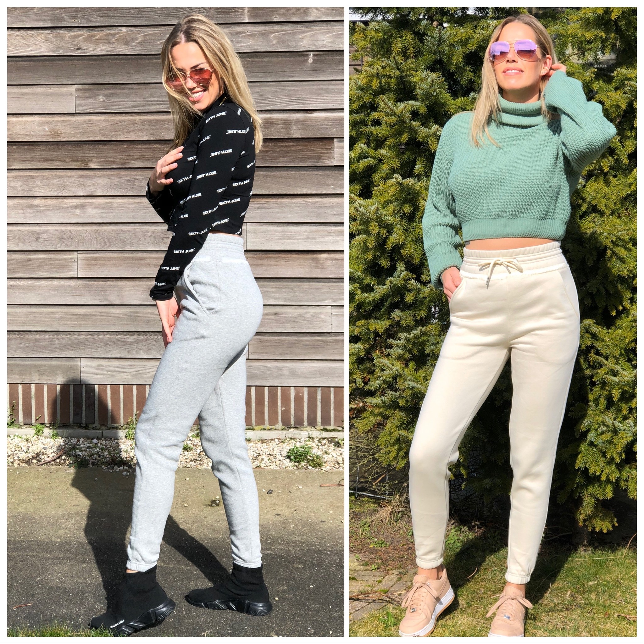 bıyık ayrıca seçenek high waist jogging broek - rosalanders.com