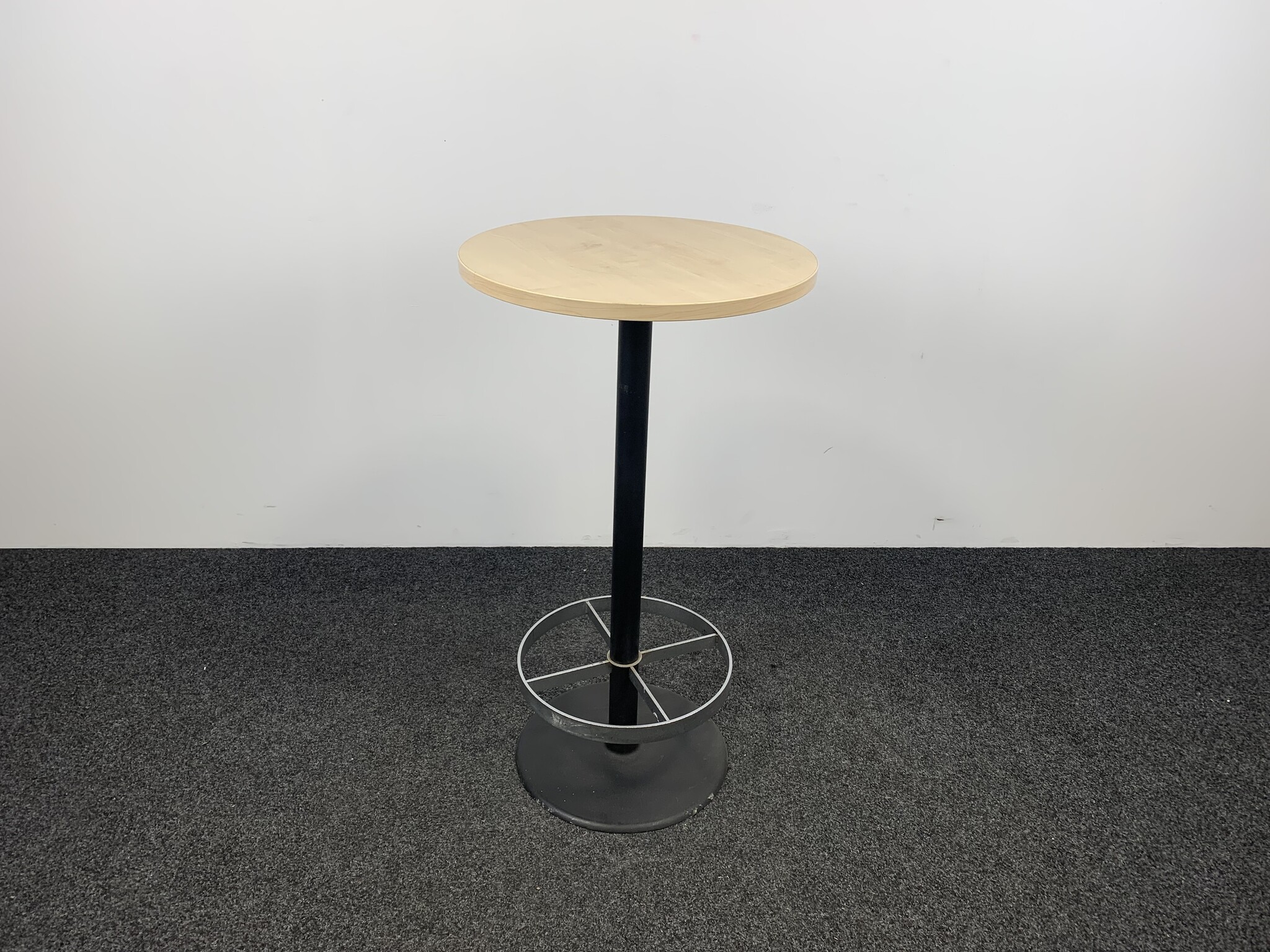 Statafel - Rond Houten Blad | Ø 60 cm | Gebruikte Statafel