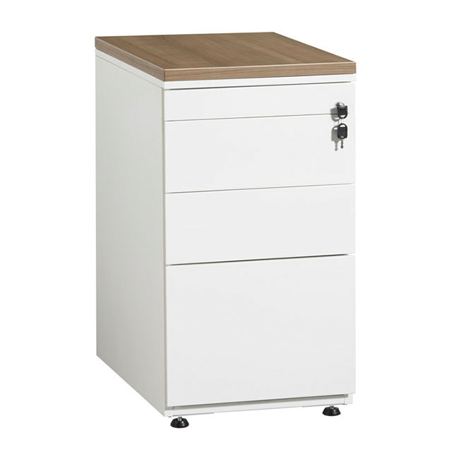 Ladeblok Staand - 3 Laden | 76 x 42,5 x 60 cm - Wit