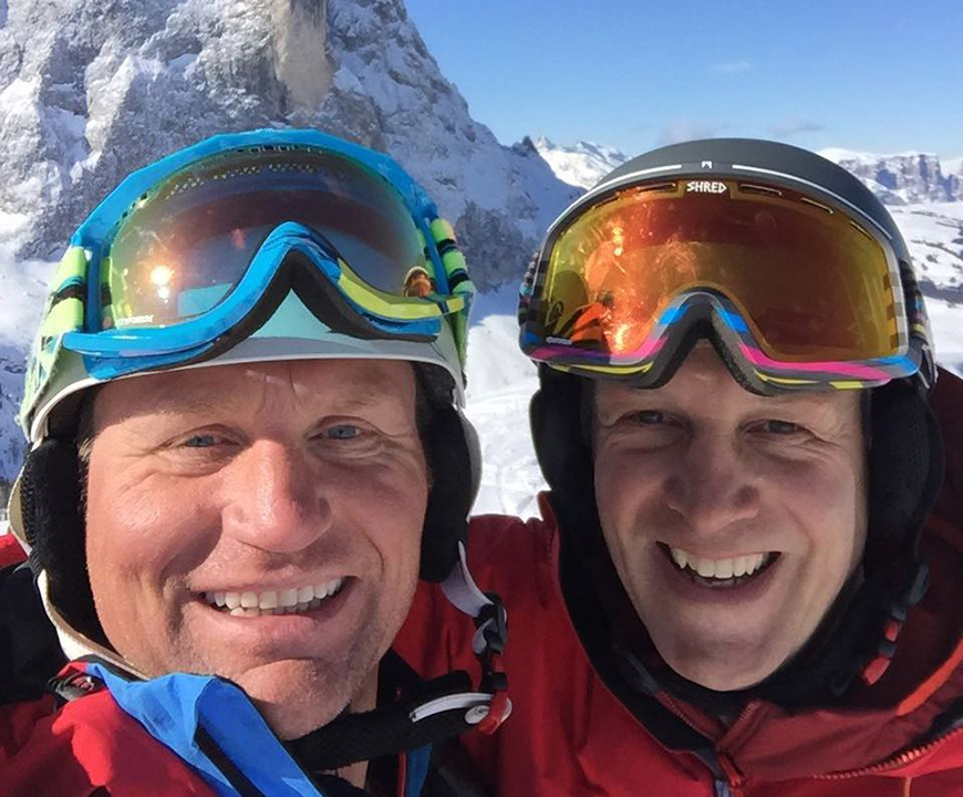 Richard Molernaar en Marko van der Zande. Eigenaren van Skicentrum Heemskerk