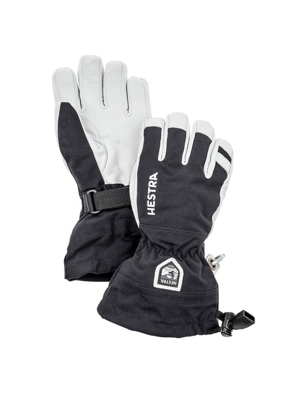 Hestra Army Leather Heli Ski Jr Gloves Black