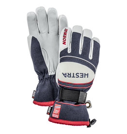 Hestra Army Leather Coach CZone Handschoenen Navy Red