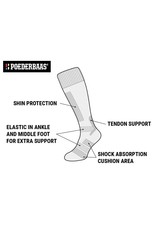Poederbaas SS001 - Ski sokken senior 2-Pack Black