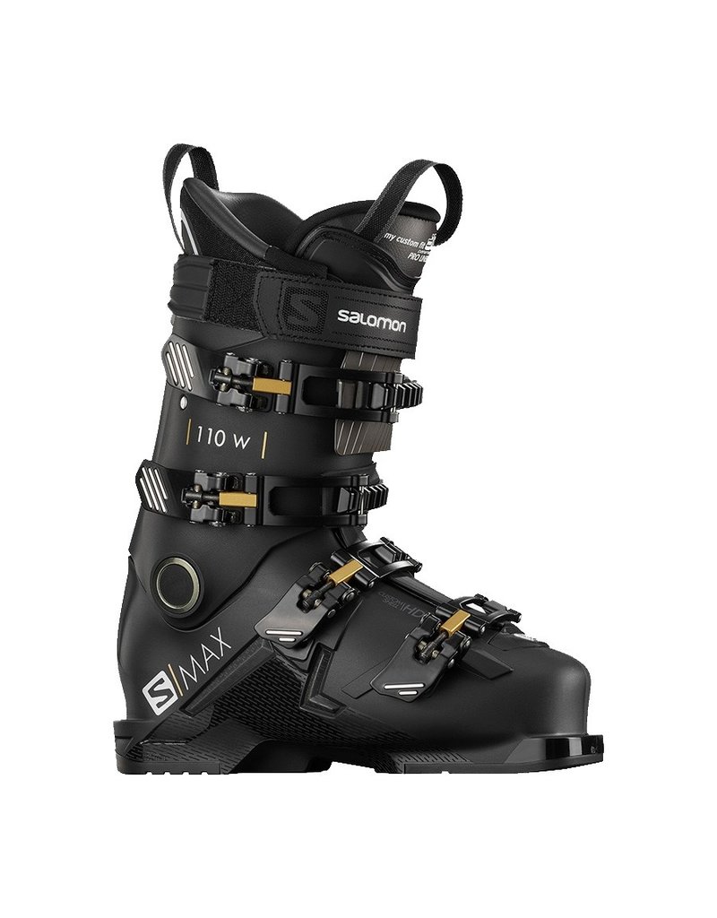 Salomon S/Max W Black Gold Glow - Ski Center Heemskerk