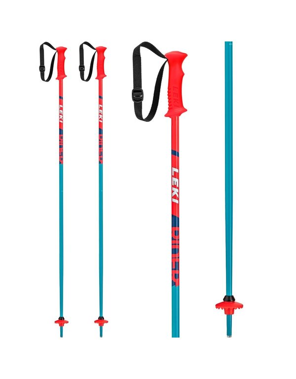 Leki Rider Petrol White Blue Red