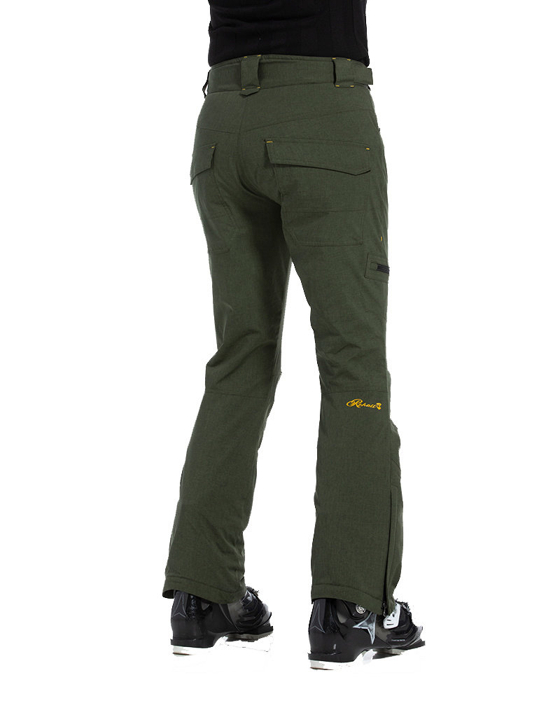 Keely-R Dames Skibroek Olive Melange