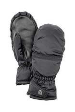 Hestra Primaloft Leather Female Mittens Black