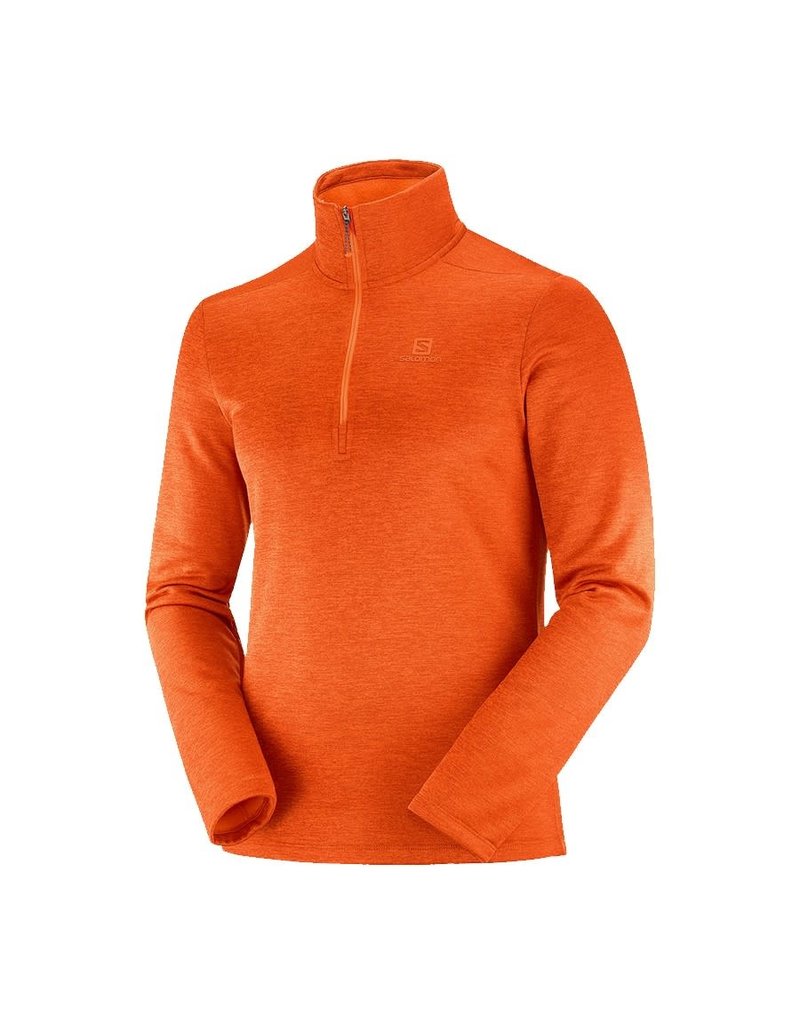 Salomon Transition Half zip Mid M Red 