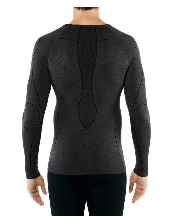 Falke Wool Tech Long Sleeved Shirt Regular M Black