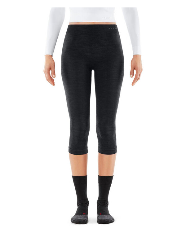 Falke Wool Tech 3/4 Tights Regular W Black