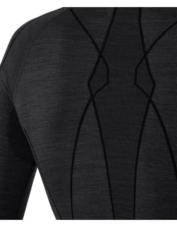 Falke Wool Tech Zip Shirt Regular W Black
