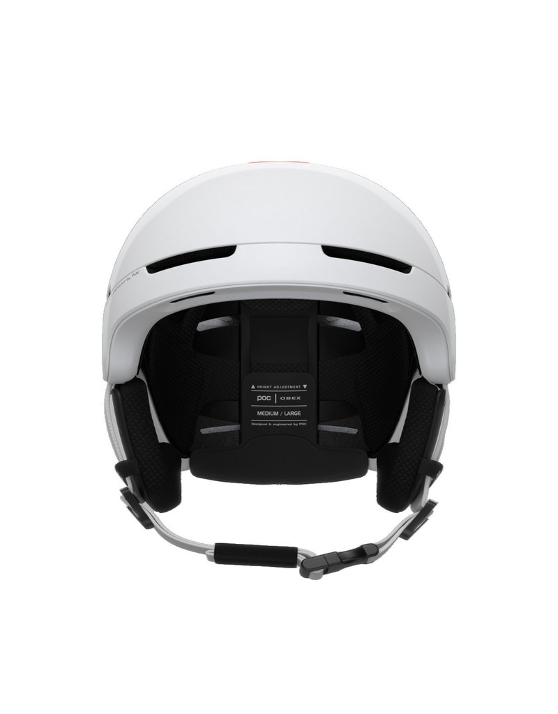 POC Obex BC MIPS Skihelm Hydrogen White Fluorescent Orange