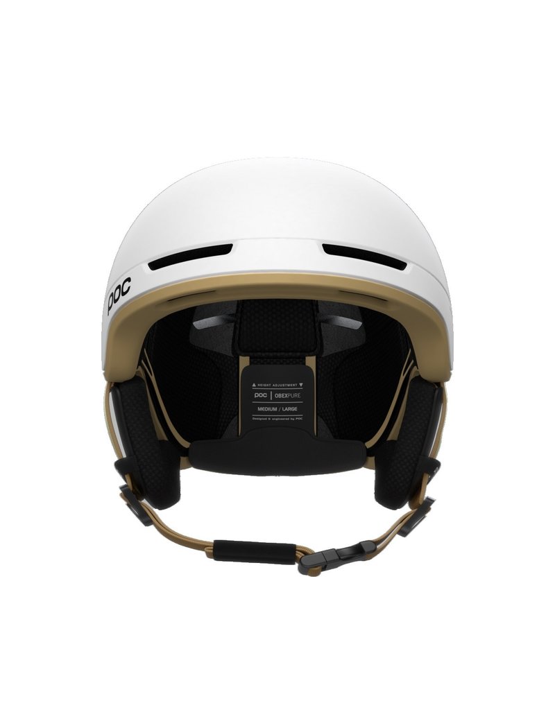 POC Obex Pure Helmet Hydrogen White Aragonite Brown Matt
